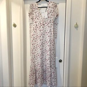Emory Park Maxi Floral Dress, Size S, NWT